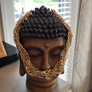 Gold chunky necklace